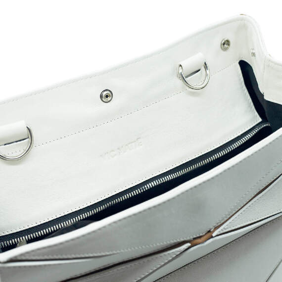Rochelle <br />Cream Patch Bag