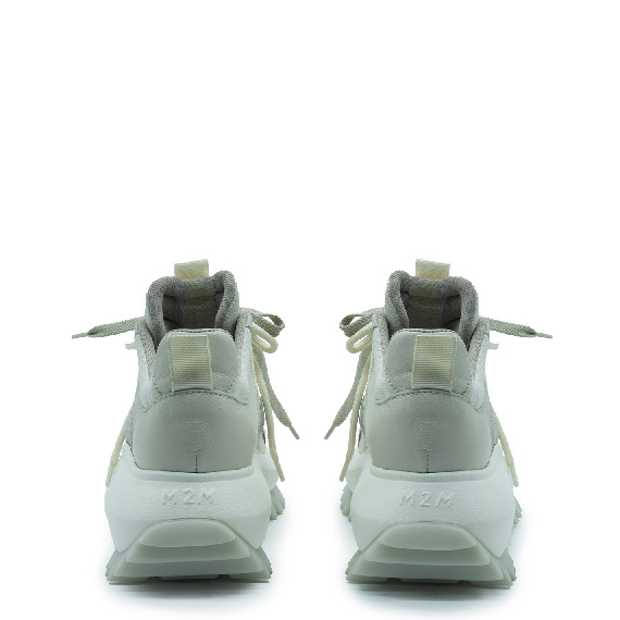 Running double laces ivory/natural/beige
