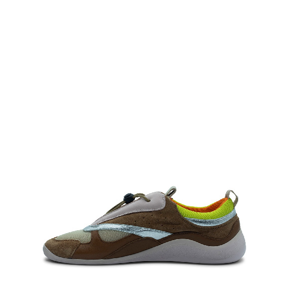 Ondina sneakers Leather/Pink/Silver/Yellow